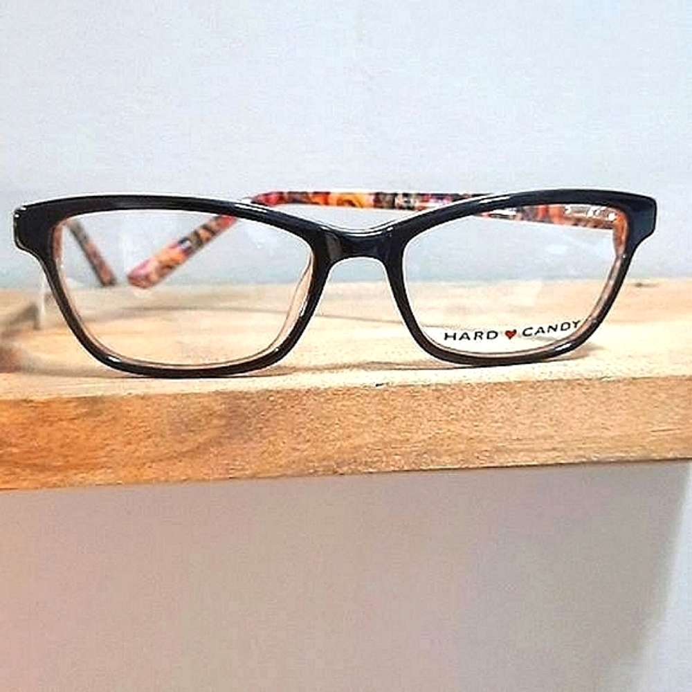 NEW Rx'able Eyeglass Frame, HARD CANDY, Brown glasses, cat eye, 52-17-140 classy